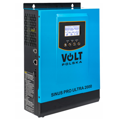 Сонячний інвертор Volt Polska ULTRA-HV 2000 12/230V (1000/2000W) + 60A MPPT (75V) (3SSH100012)