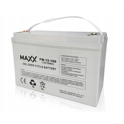 Акумулятор гелевий 4SUN MAXX GEL DEEP CYCLE 100Ah 12V (FM-12-100)