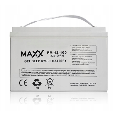Акумулятор гелевий 4SUN MAXX GEL DEEP CYCLE 100Ah 12V (FM-12-100)