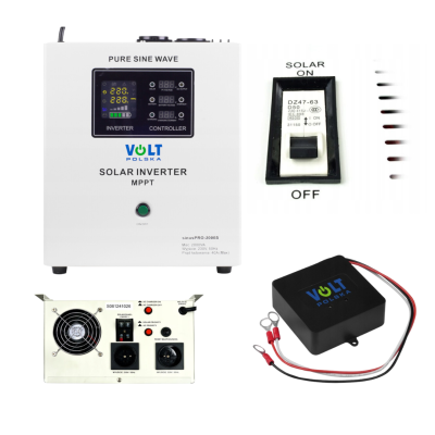 Гібридний ДБЖ/інвертор Volt Polska SINUS PRO 2000S 24/230V 1400/2000W + Балансир 24V