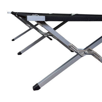 Армійська похідна розкладачка LEOBRO до 120кг Чорна (HT-168A4 Black) Армійська похідна розкладачка LEOBRO до 120кг Чорна (HT-168A4 Black)