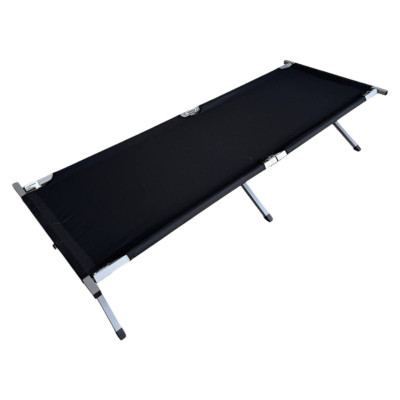 Армійська похідна розкладачка LEOBRO до 120кг Чорна (HT-168A4 Black) Армійська похідна розкладачка LEOBRO до 120кг Чорна (HT-168A4 Black)