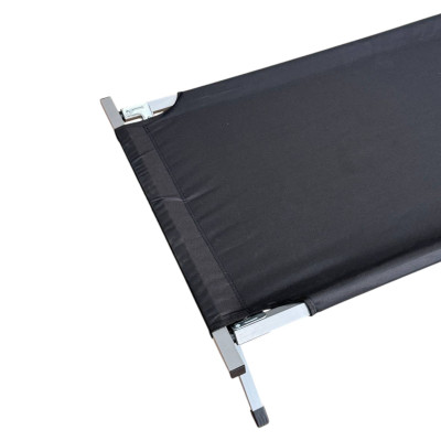 Армійська похідна розкладачка LEOBRO до 120кг Чорна (HT-168A4 Black) Армійська похідна розкладачка LEOBRO до 120кг Чорна (HT-168A4 Black)