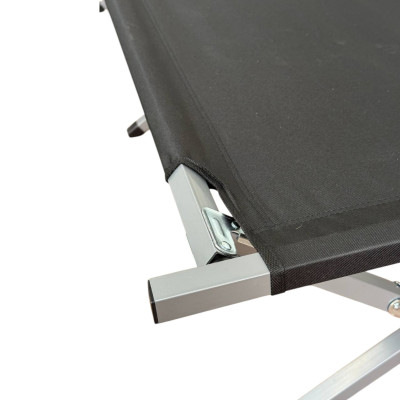 Армійська похідна розкладачка LEOBRO до 120кг Чорна (HT-168A4 Black) Армійська похідна розкладачка LEOBRO до 120кг Чорна (HT-168A4 Black)