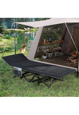 Туристична розкладачка LEOBRO Чорна (HT-169K Black)
