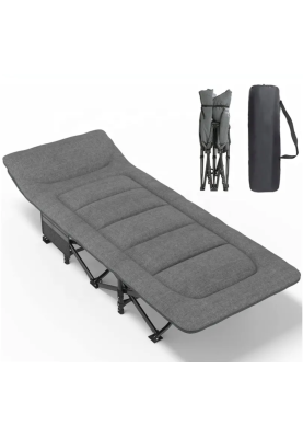 Туристична розкладачка LEOBRO Сіра (HT-169K Grey)