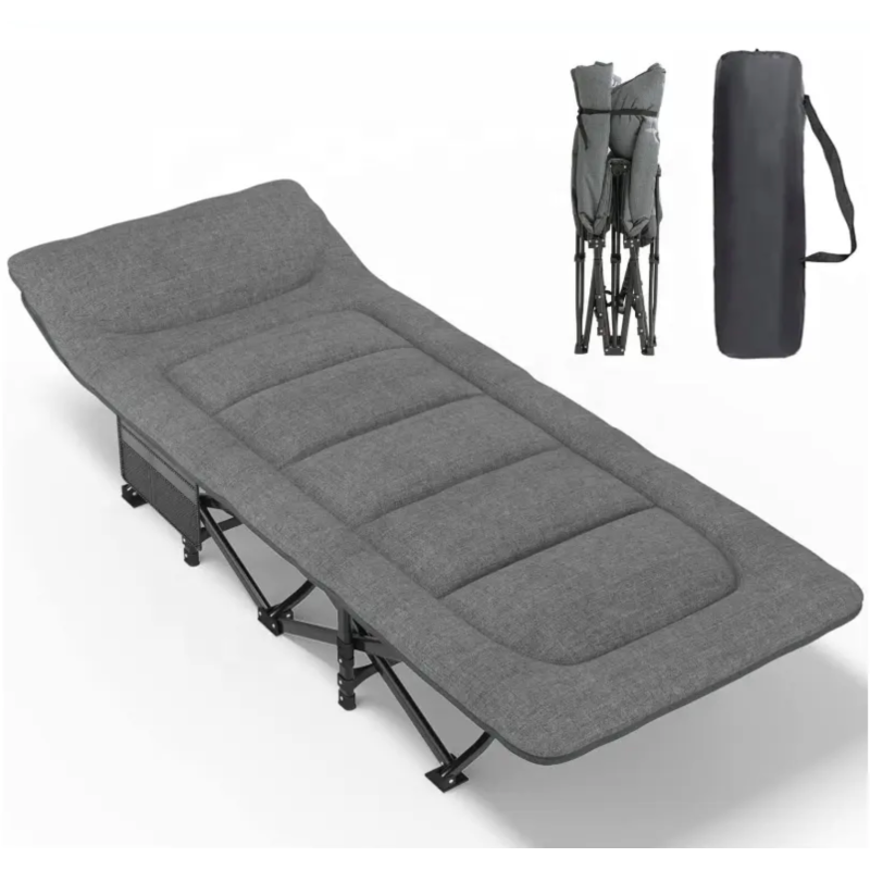Туристична розкладачка LEOBRO Сіра (HT-169K Grey)