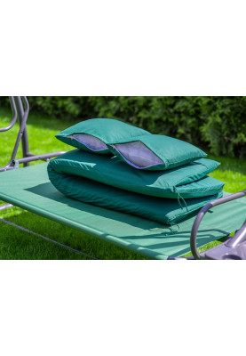 Велика гойдалка з подушками LEOBRO Luxury Green