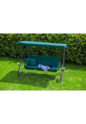 Велика гойдалка з подушками LEOBRO Luxury Green
