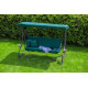Велика гойдалка з подушками LEOBRO Luxury Green