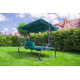 Велика гойдалка з подушками LEOBRO Luxury Green