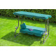 Велика гойдалка з подушками LEOBRO Luxury Green