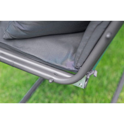 Велика гойдалка з подушками LEOBRO Luxury Grey