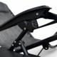 Розкладне крісло шезлонг LEOBRO Zero Gravity темно-сіре (HT-167D DARK GREY)