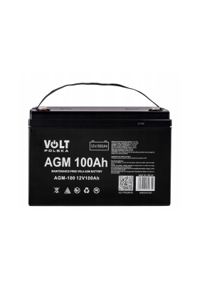 Гібридний ДБЖ/інвертор Volt Polska SINUS PRO 2000 S 24/230V 1400/2000W + 2 шт Акумулятор VOLT VRLA 100Ah 12V