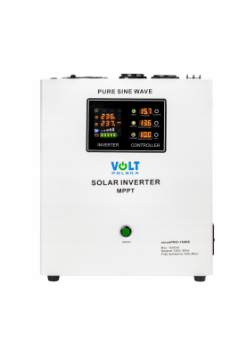 Комплект Volt Polska SINUS PRO 1500S 12/230V 1050/1500W + Акумулятор гелевий 4SUN MAXX GEL 100 Ah