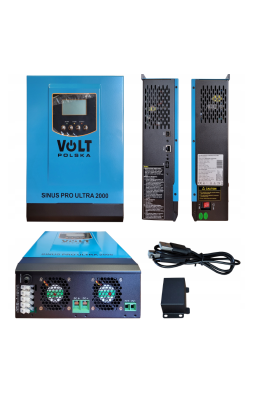 Комплект Volt Polska ULTRA-HV 2000 12/230V 1600/2400W + Акумулятор гелевий 4SUN MAXX GEL 120 Ah