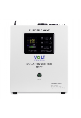 Комплект Volt Polska SINUS PRO 2000S 24/230V 1400/2000W + Акумулятор гелевий 4SUN GEL 120 Ah 2 шт
