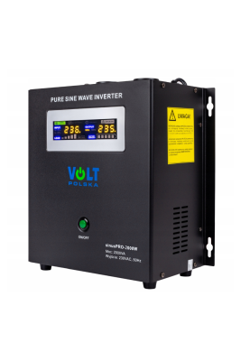 Комплект інвертору Volt Polska SINUS PRO 2000W 1400/2000W + 2 шт Акумулятор VOLT VRLA 100Ah 12V
