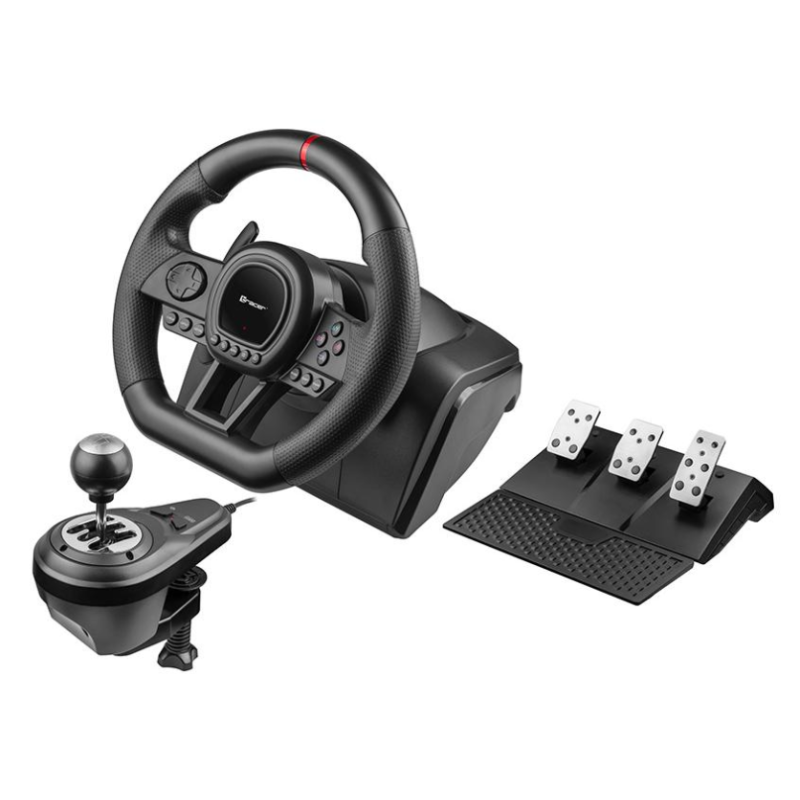 Руль з педалями та коробкою передач Tracer SimRacer 6in1 для PS4/PS3/PC/Xbox One/Xbox 360 (47345)