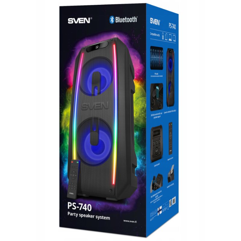 Блютус колонка SVEN PS-740 100W