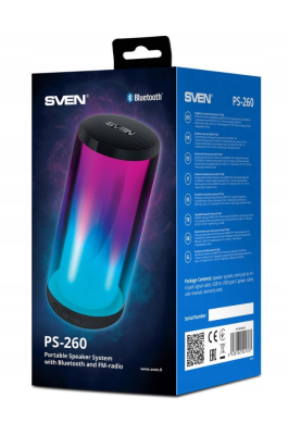 Колонка блютус SVEN PS-260 10W