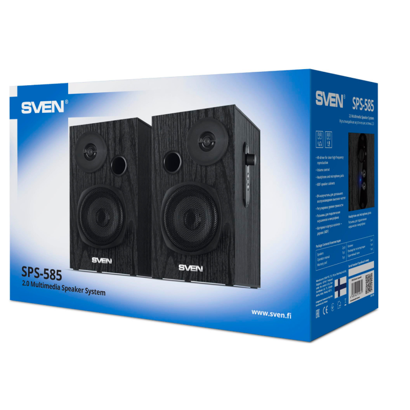 Мультимедійна акустика Sven SPS-585 20W 2.0
