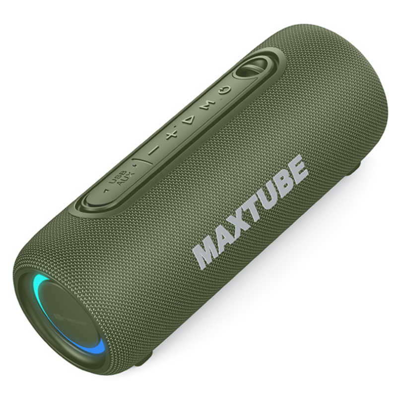 Bluetooth колонка Tracer MaxTube TWS Green 20W (TRAGLO47359)