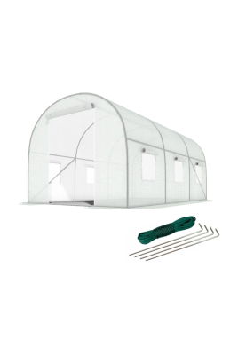 Садова теплиця парник LEOBRO Garden 6м2 White (LB-6M19W)