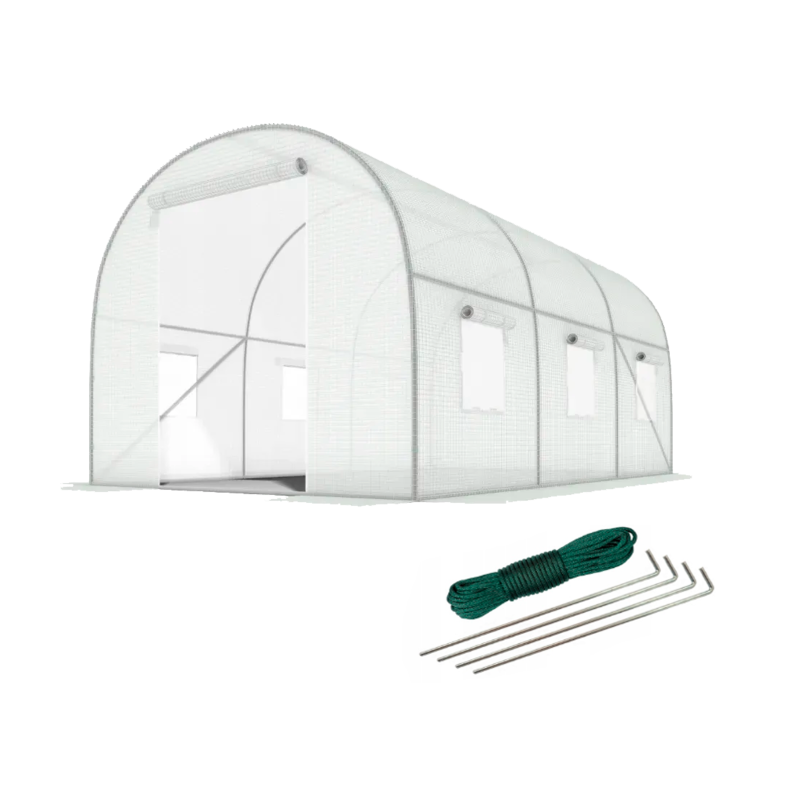 Садова теплиця парник LEOBRO Garden 6м2 White (LB-6M19W)