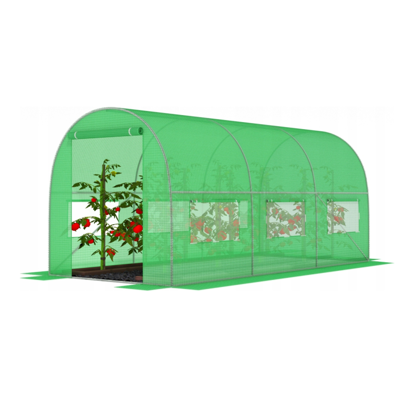 Посилена садова теплиця парник LEOBRO Garden 10м2 Green (LB-10M25)