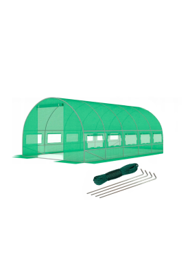 Садова теплиця парник LEOBRO Garden 18м2 Green (LB-18M19)
