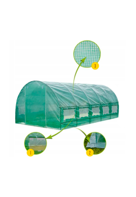 Садова теплиця парник LEOBRO Garden 18м2 Green (LB-18M19)