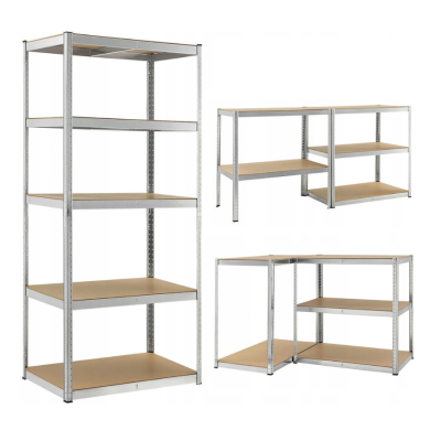 Металлический стеллаж FunFit 180x100x50 см, прочный (200 кг/полка)