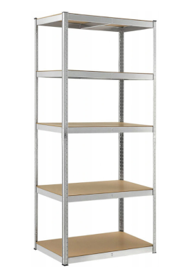 Металлический стеллаж FunFit 180x100x50 см, прочный (200 кг/полка)