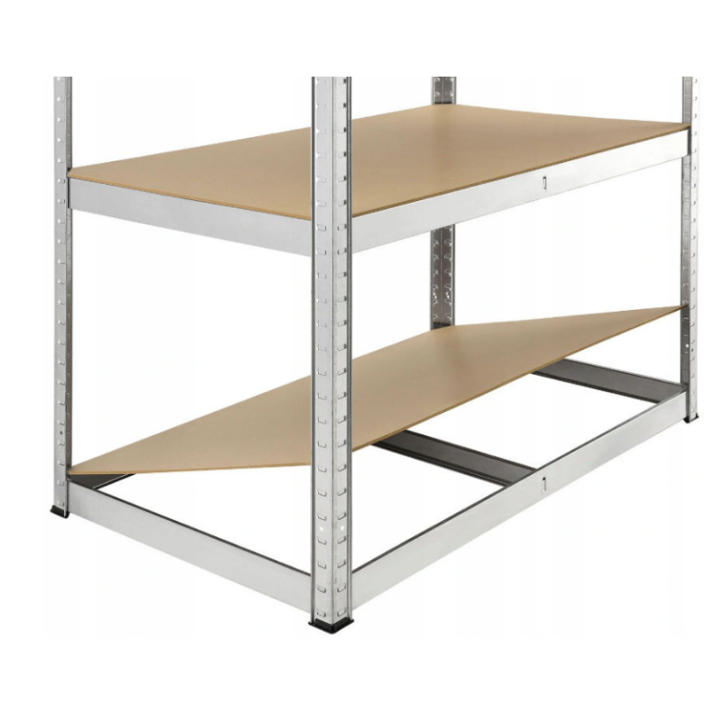 Металлический стеллаж FunFit 180x100x50 см, прочный (200 кг/полка)