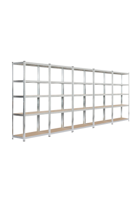 Стелаж FunFit 180 х 450 х 40см, 175кг/полка, 5 полок