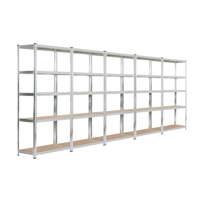 Стелаж FunFit 180 х 450 х 40см, 175кг/полка, 5 полок