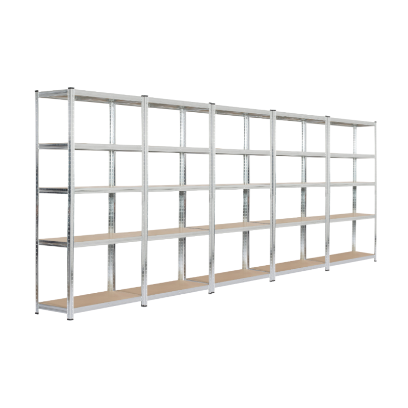 Стелаж FunFit 180 х 450 х 40см, 175кг/полка, 5 полок