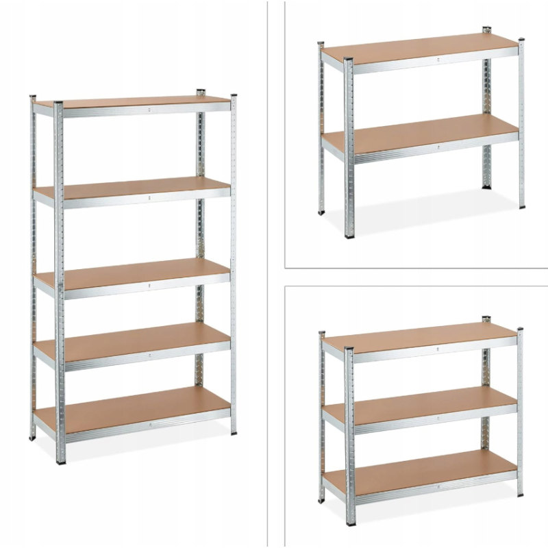 Стелаж FunFit 180 х 450 х 40см, 175кг/полка, 5 полок