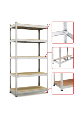 Набор стеллажей FunFit 150 x 225 x 30 см 175кг/полка 5 полок