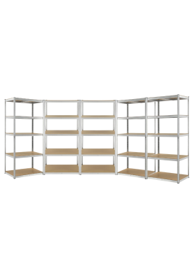 Набор стеллажей FunFit 150 x 375 x 30 см 175кг/полка 5 полок