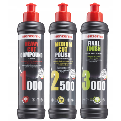 Полировальная машинка MAJSTER MP0442 2,6KW + 4 насадки + полировальная паста MENZERNA