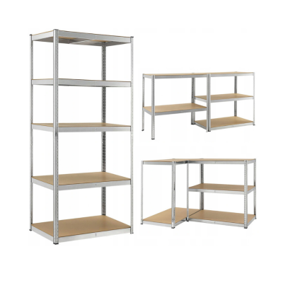 Стелаж LEOBRO 180 х 90 х 40 см, 175кг/полиця, 5 полиць (LB-R175-GAL)