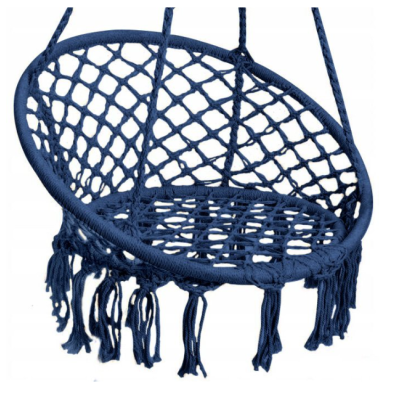Гойдалка гніздо 110 см плетена FUNFIT Blue (2765)