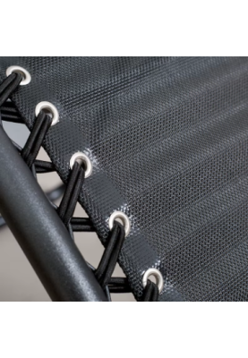 Розкладне крісло шезлонг LEOBRO Zero Gravity Black (LB-ZGC-A1-BLK)