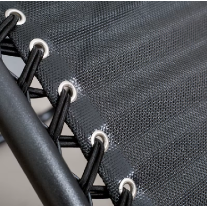 Розкладне крісло шезлонг LEOBRO Zero Gravity Black (LB-ZGC-A1-BLK)