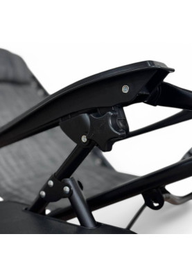 Раскладное кресло шезлонг LEOBRO Zero Gravity Grey (LB-ZGC-A1-GRY)