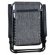 Раскладное кресло шезлонг LEOBRO Zero Gravity Grey (LB-ZGC-A1-GRY)