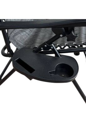 Раскладное кресло шезлонг LEOBRO Zero Gravity Grey (LB-ZGC-A1-GRY)